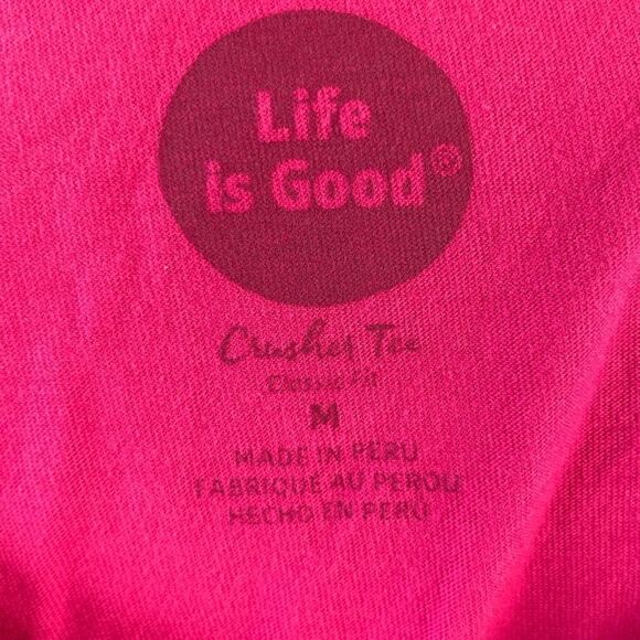 Life is Good Palm Tree and Hammock T-Shirt Size M EUC - Picture 7 of 8